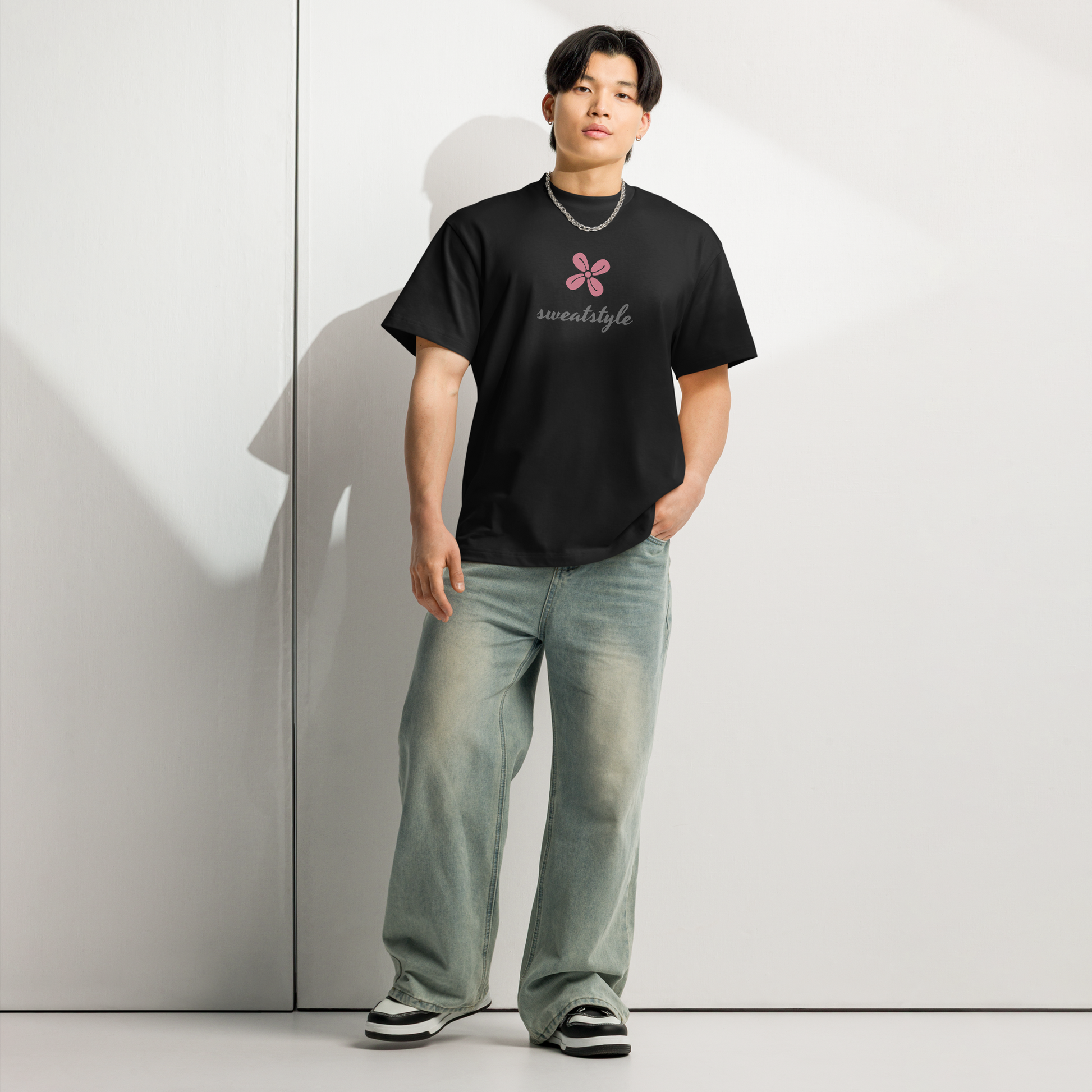 Men's Boxy Tee - minimalist streetwear fall collection - sweatstyle
