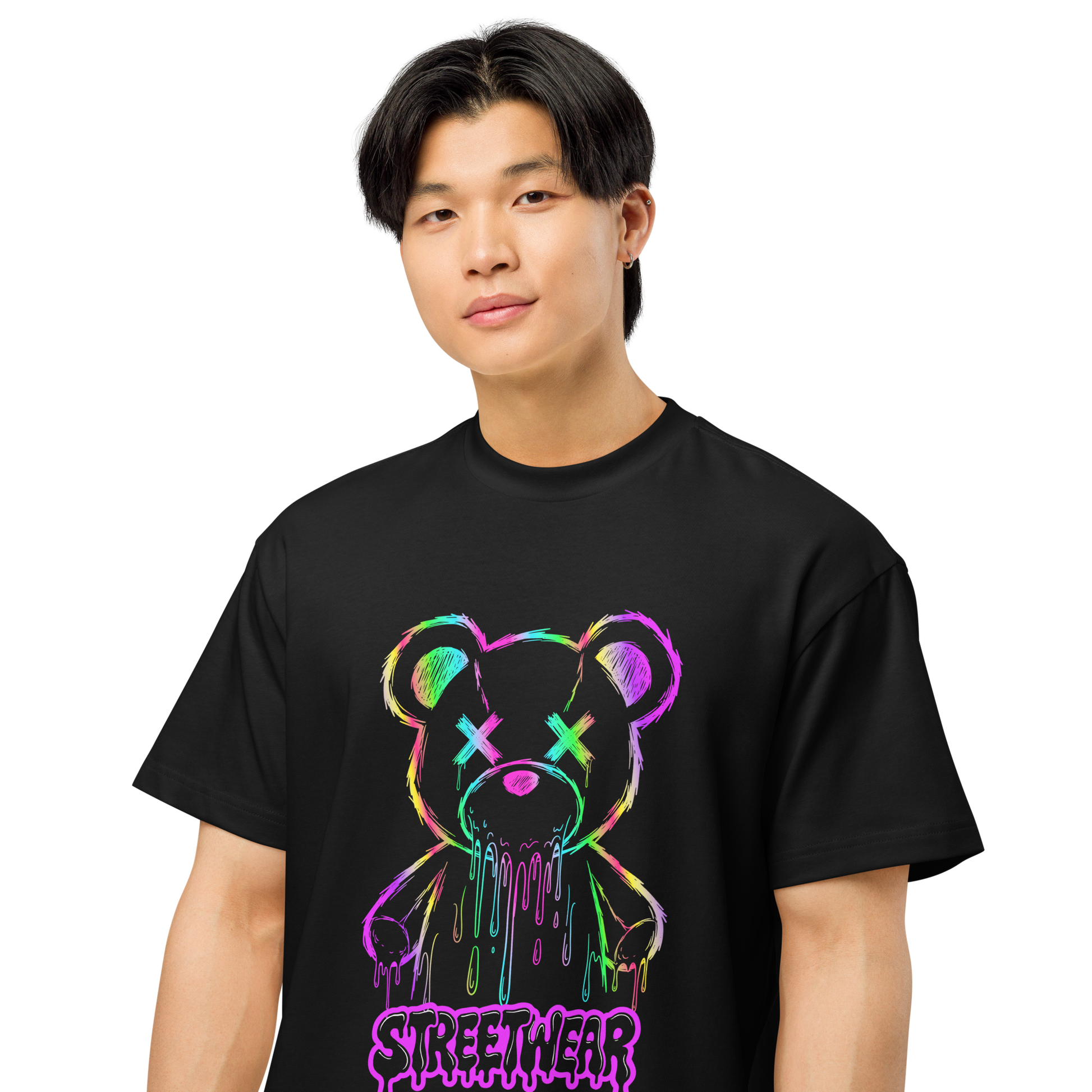 Minimalistic oversized black streetwear t-shirt Sweatstyle all Collection