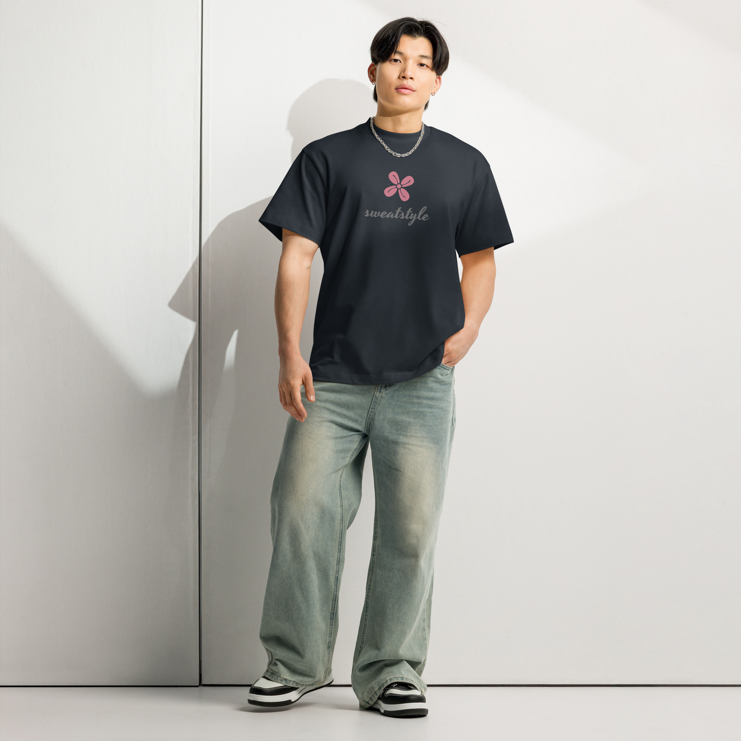 Men's Boxy Tee - minimalist streetwear fall collection - sweatstyle