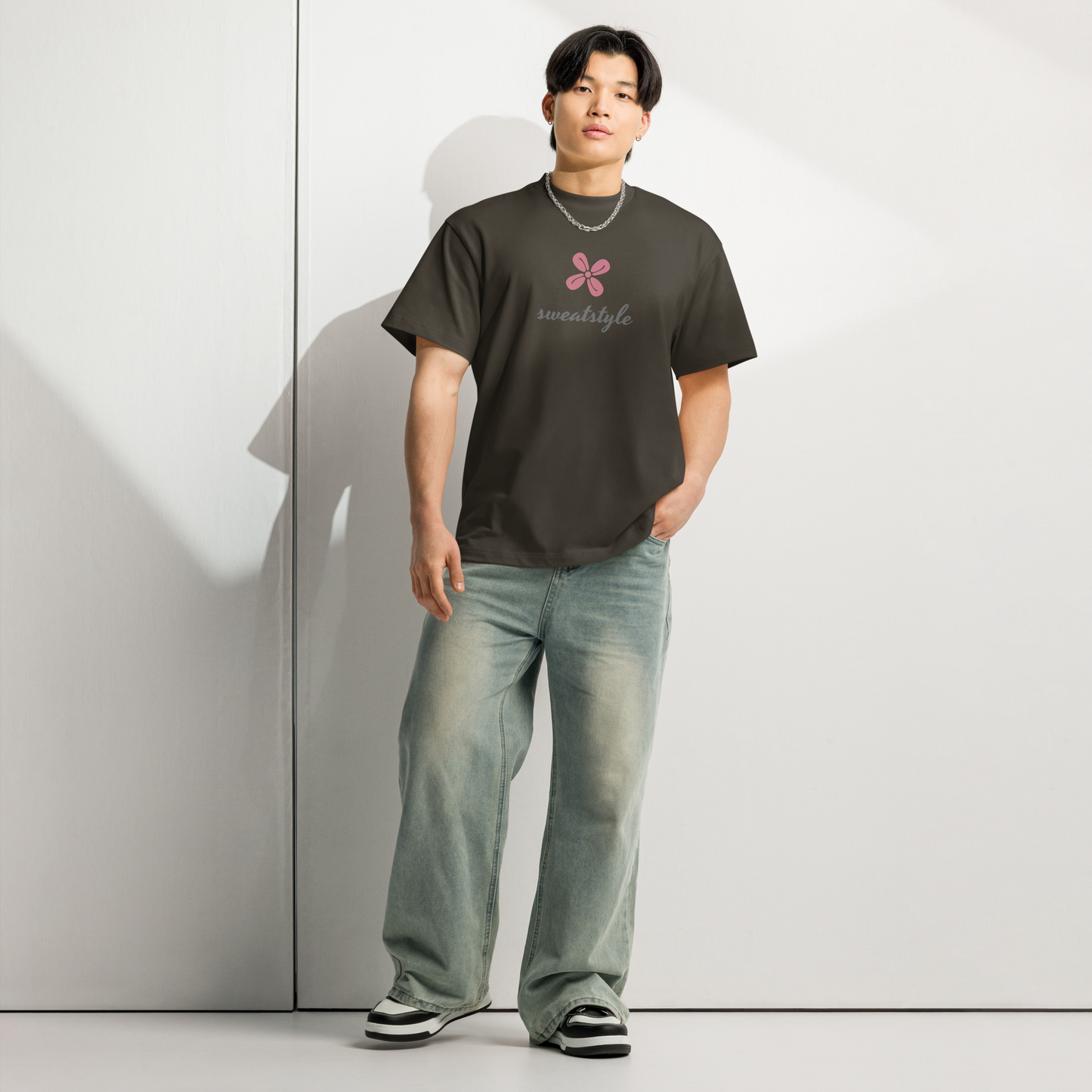 Men's Boxy Tee - minimalist streetwear fall collection - sweatstyle