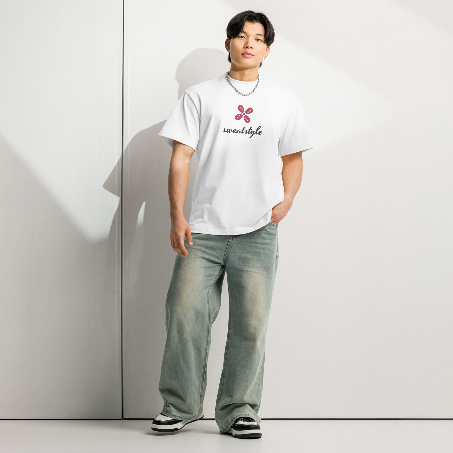 Men's Boxy Tee - minimalist streetwear fall collection - sweatstyle
