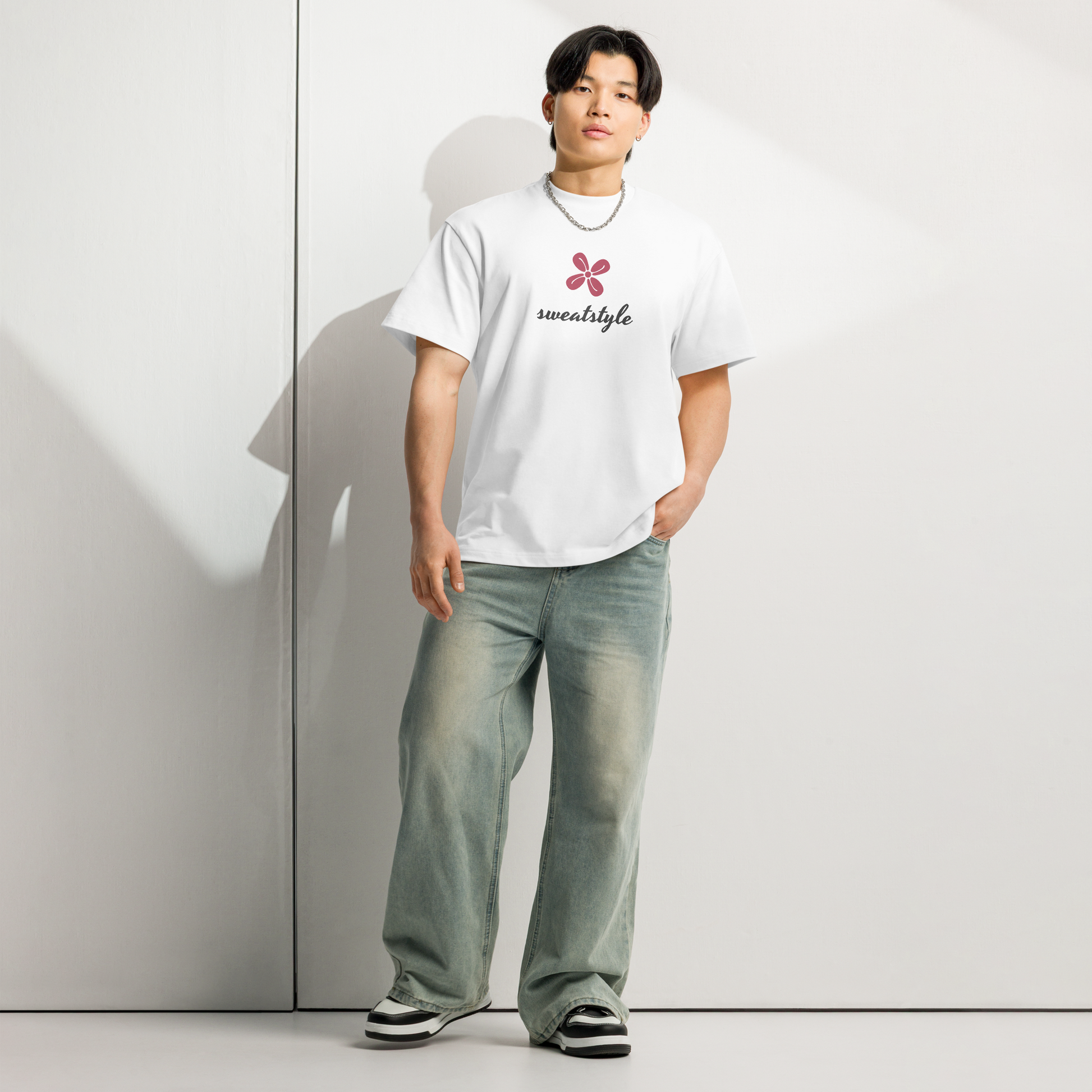 Men's Boxy Tee - minimalist streetwear fall collection - sweatstyle