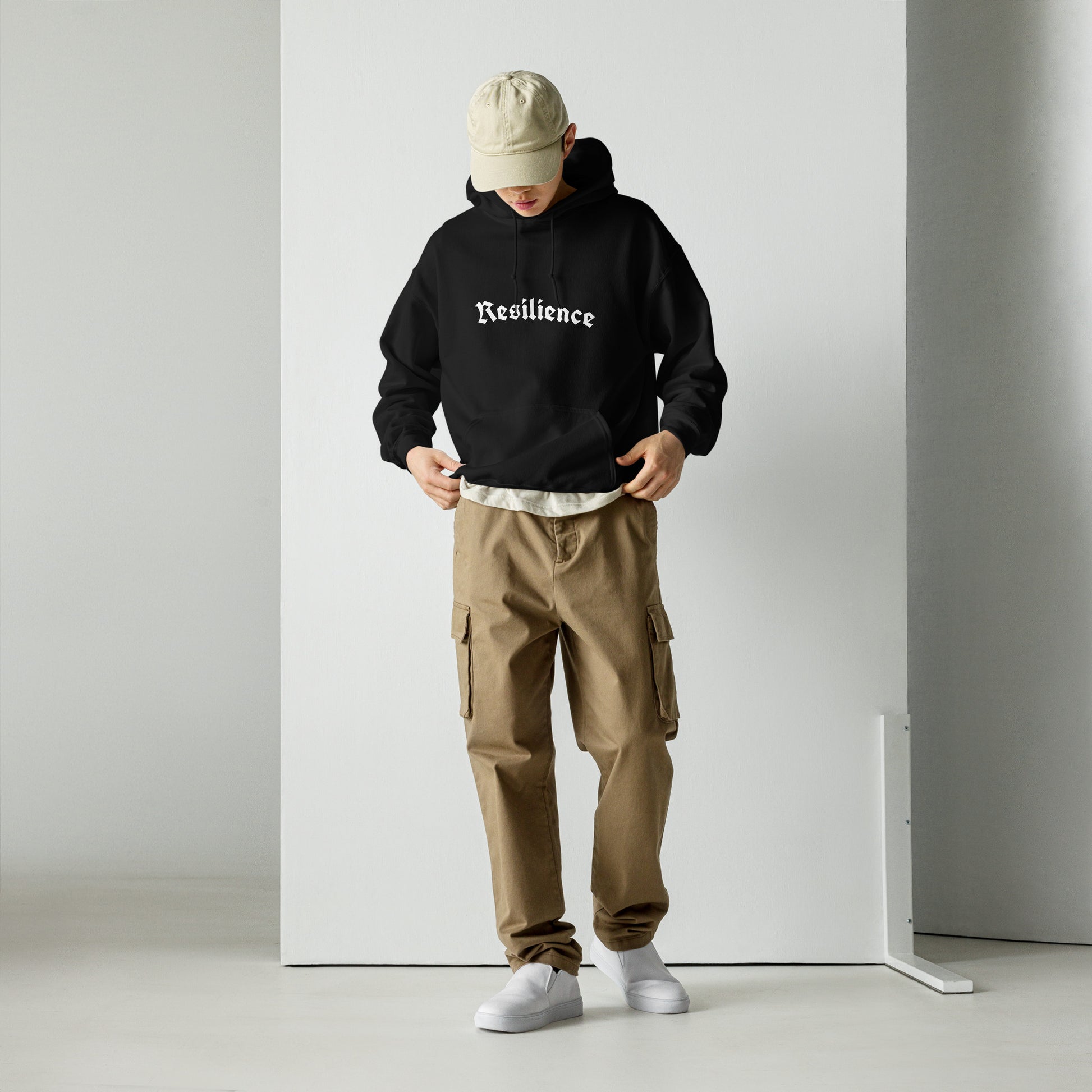 Black Resilience Hoodie - Sweatstyle Fall Collection Streetwear